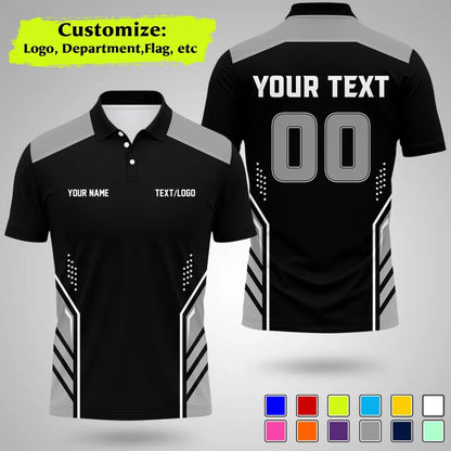 Personalized Team Polo Shirt Name Logo Number Polo Shirts
