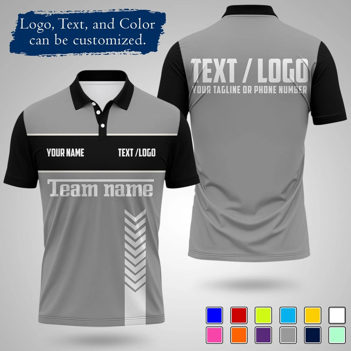 Personalized Sports Mechanic Polo Shirt