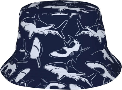 Tropical Banana Leaf Print Bucket Hat Unisex Summer Sun Hat UV Protection Casual Outdoor Beach Vacation Fisherman Hat