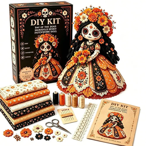 Halloween Patchwork Doll DIY Kit