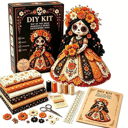 Halloween Patchwork Doll DIY Kit