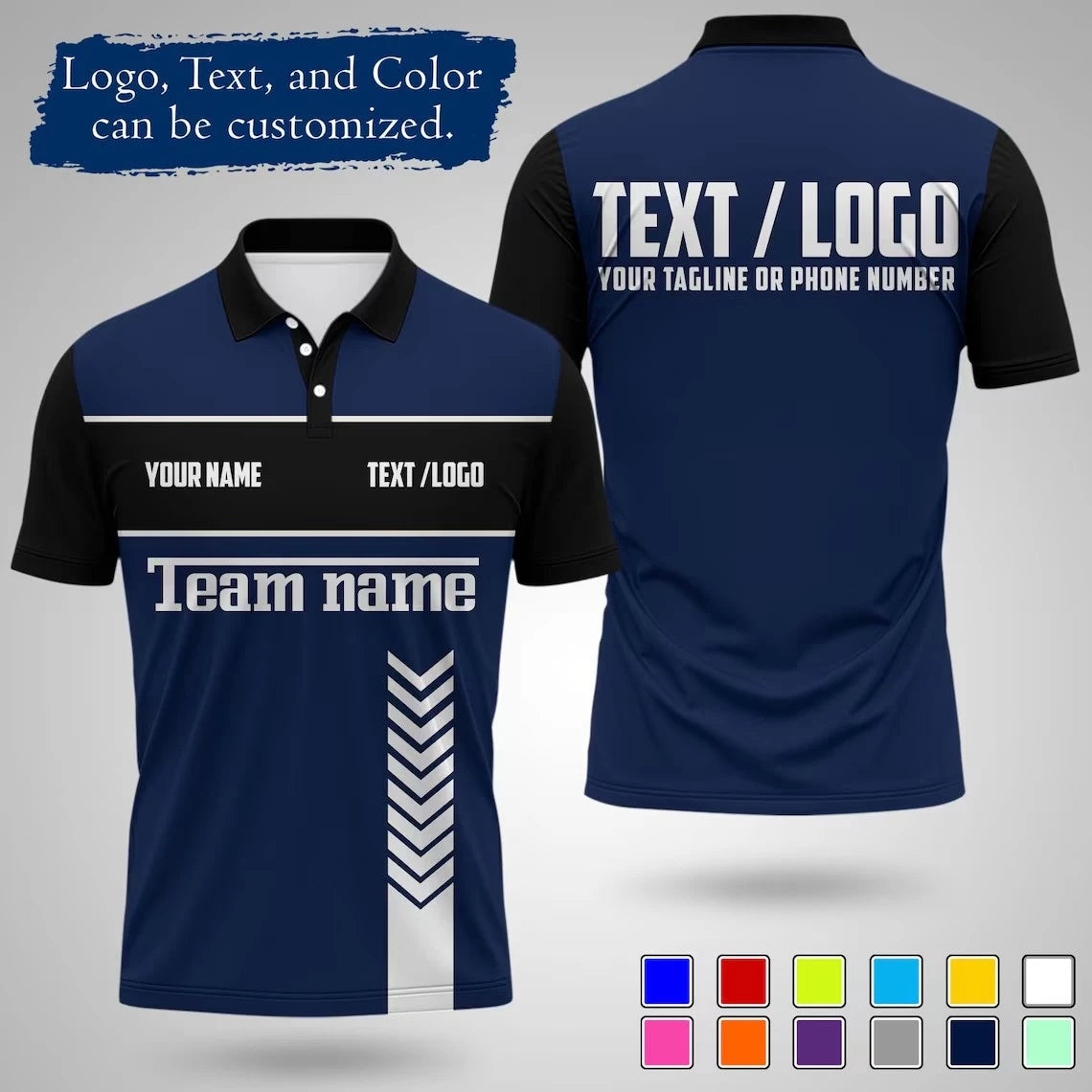 Personalized Sports Mechanic Polo Shirt