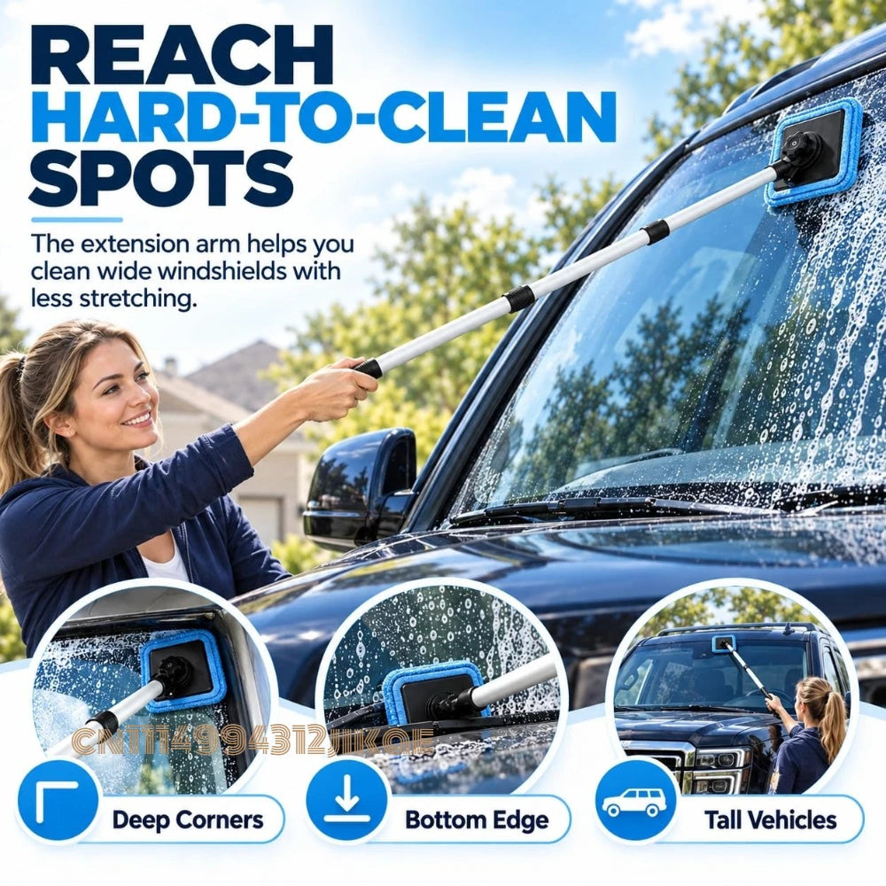 🚙Dual-Sided Magnetic Windshield Cleaner – Clean Both Sides at Once