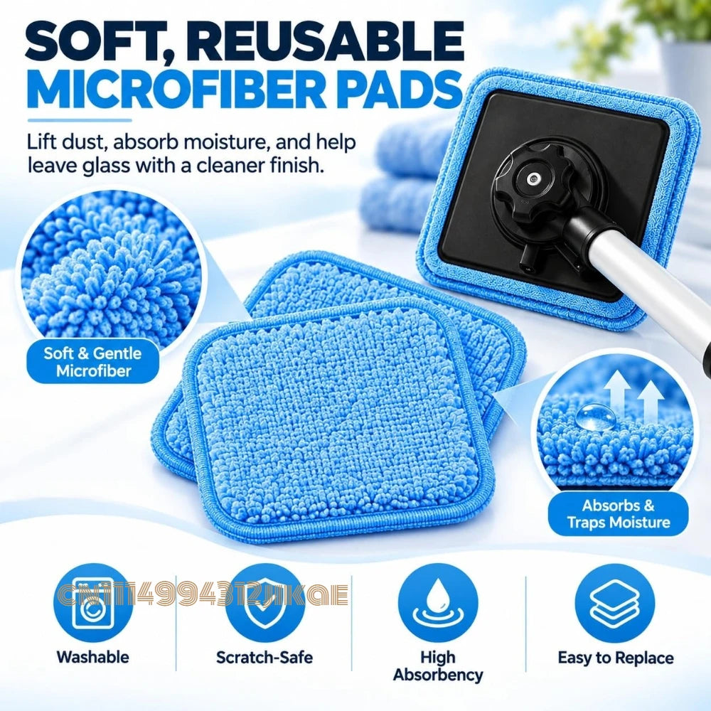 🚙Dual-Sided Magnetic Windshield Cleaner – Clean Both Sides at Once