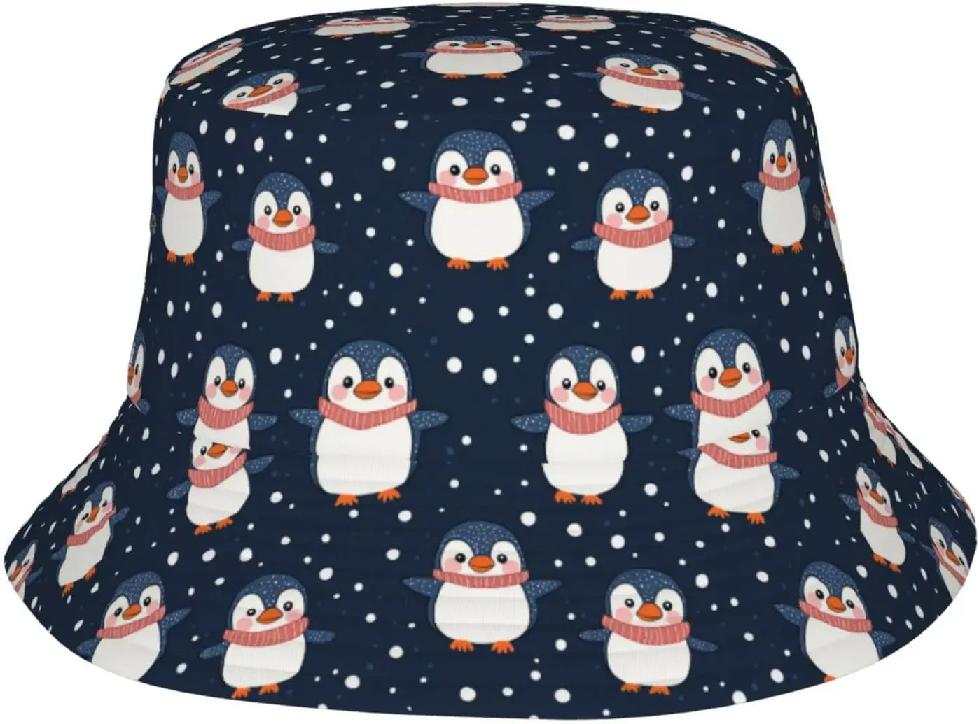 Shark Print Bucket Hat Ocean Animal Pattern Sun Hat