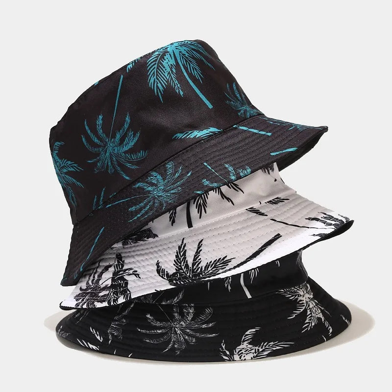 Fashion Coco Print Bucket Hat Unisex