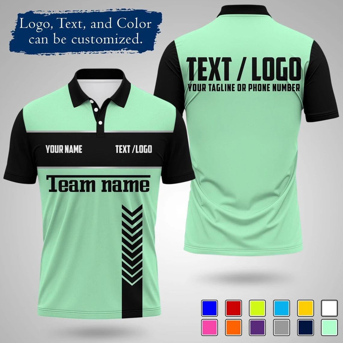 Personalized Sports Mechanic Polo Shirt