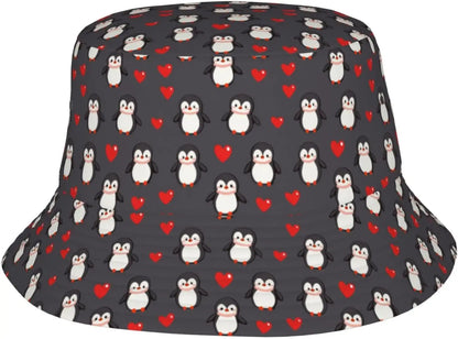 Shark Print Bucket Hat Ocean Animal Pattern Sun Hat