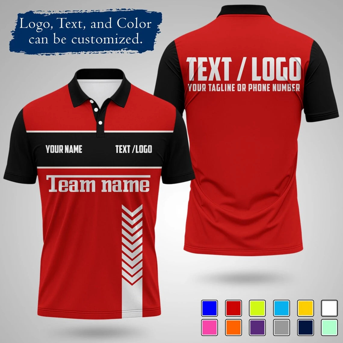 Personalized Sports Mechanic Polo Shirt