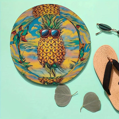 Vibrant Pineapple Print Bucket Hat Unisex Summer