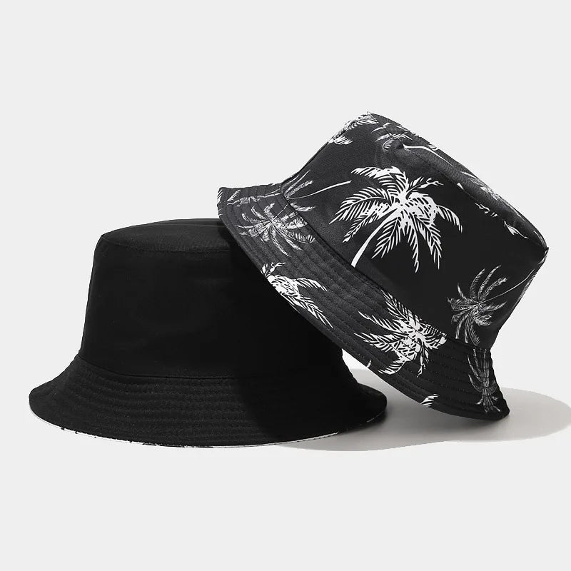 Fashion Coco Print Bucket Hat Unisex