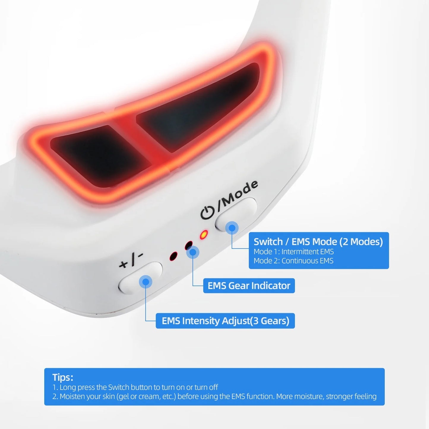 Redlight Microcurrent Glasses