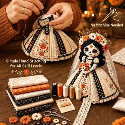 Halloween Patchwork Doll DIY Kit