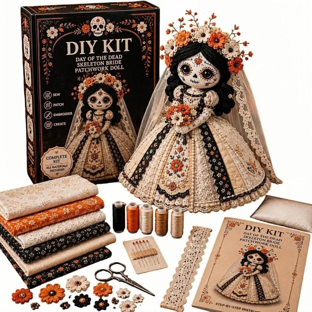 Halloween Patchwork Doll DIY Kit
