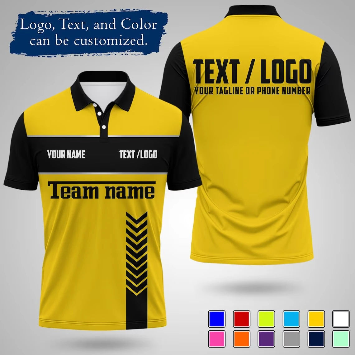 Personalized Sports Mechanic Polo Shirt