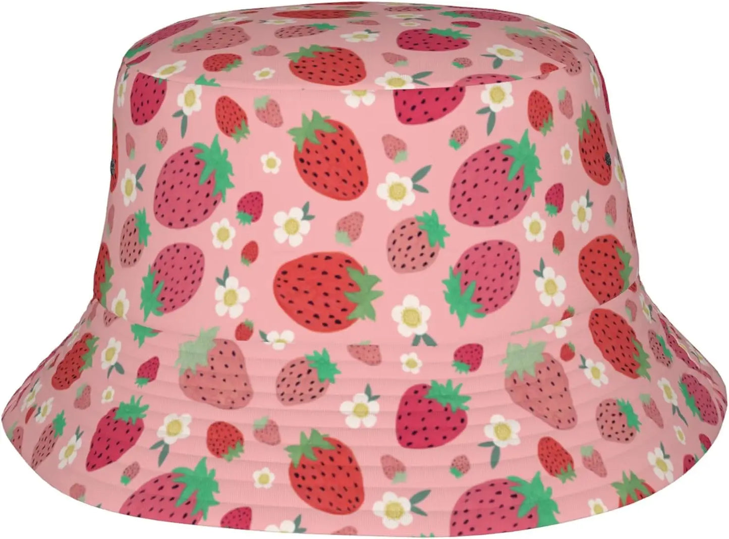 Tropical Banana Leaf Print Bucket Hat Unisex Summer Sun Hat UV Protection Casual Outdoor Beach Vacation Fisherman Hat