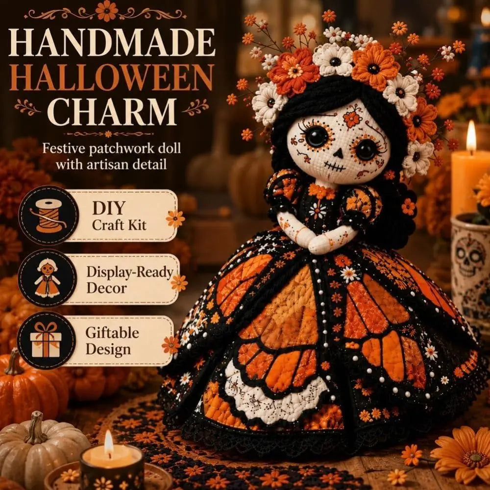Halloween Patchwork Doll DIY Kit