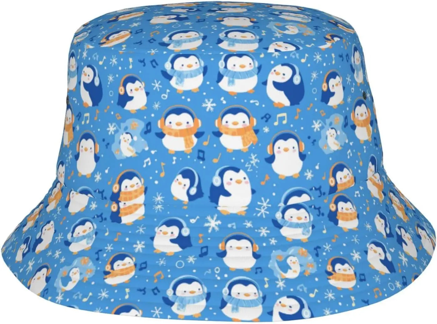 Shark Print Bucket Hat Ocean Animal Pattern Sun Hat