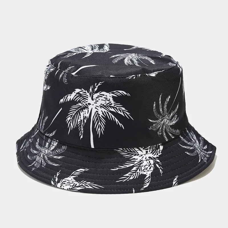 Fashion Coco Print Bucket Hat Unisex