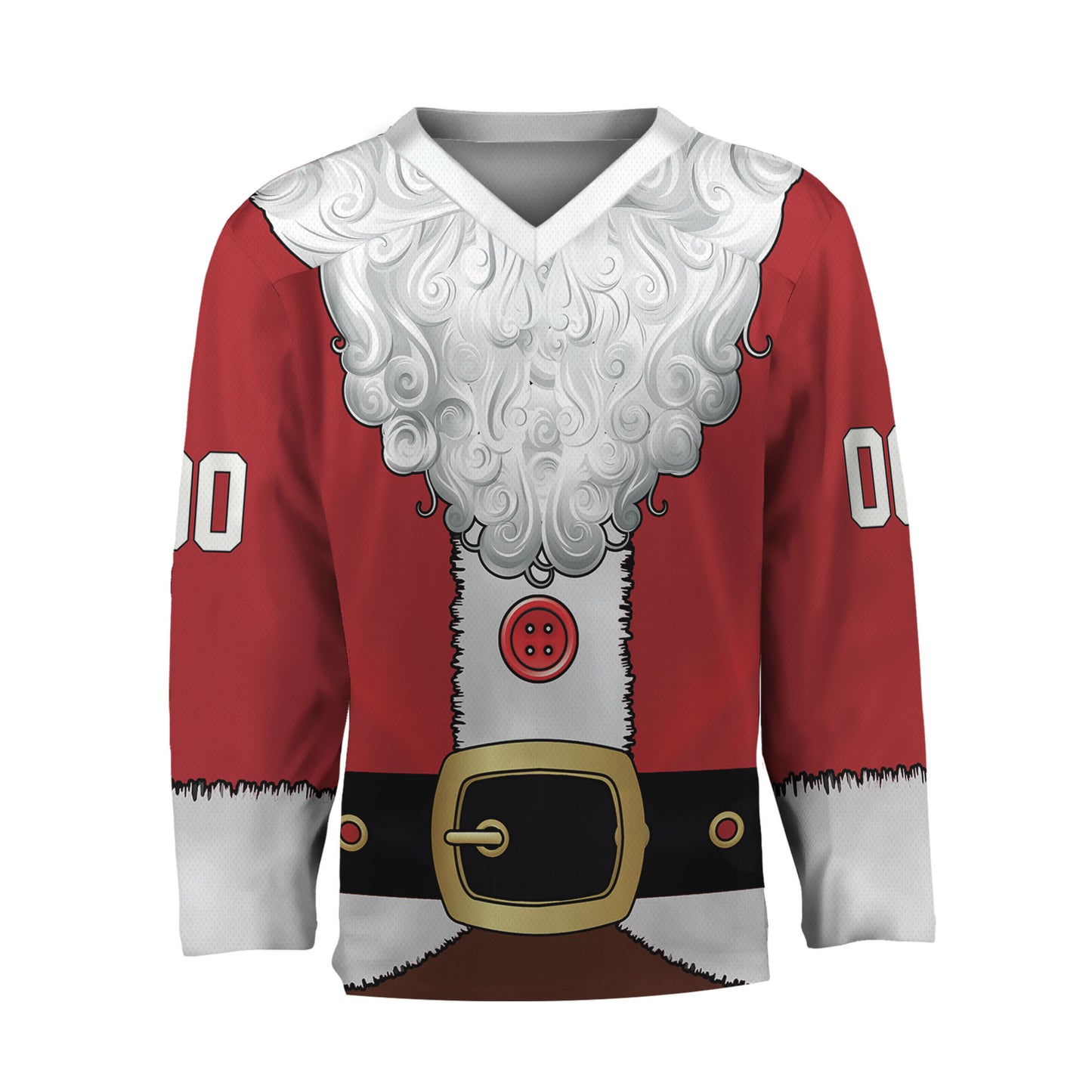 Custom Santa Team Hockey Jersey