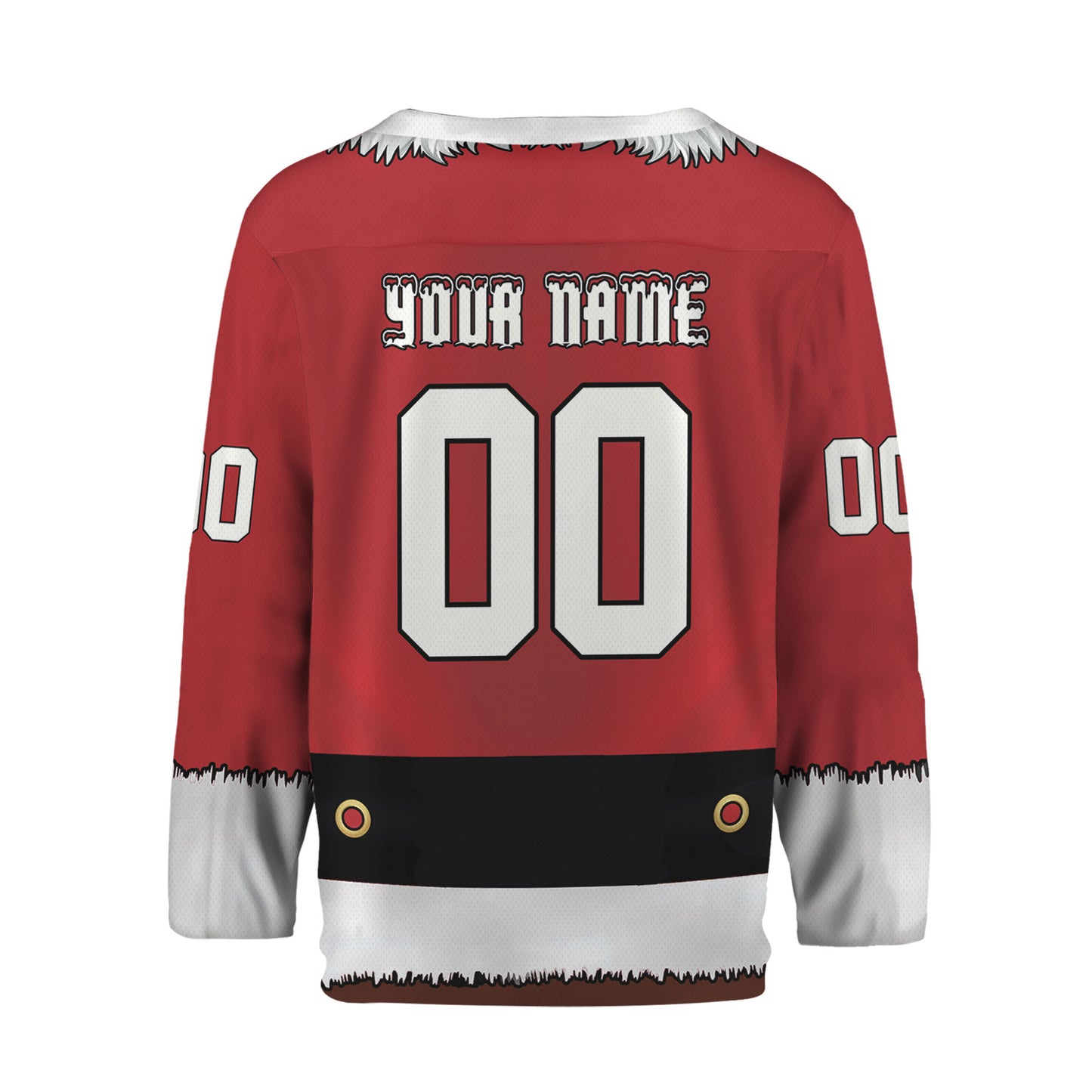Custom Santa Team Hockey Jersey