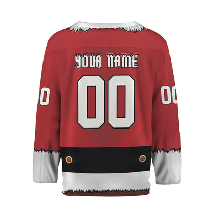 Custom Santa Team Hockey Jersey