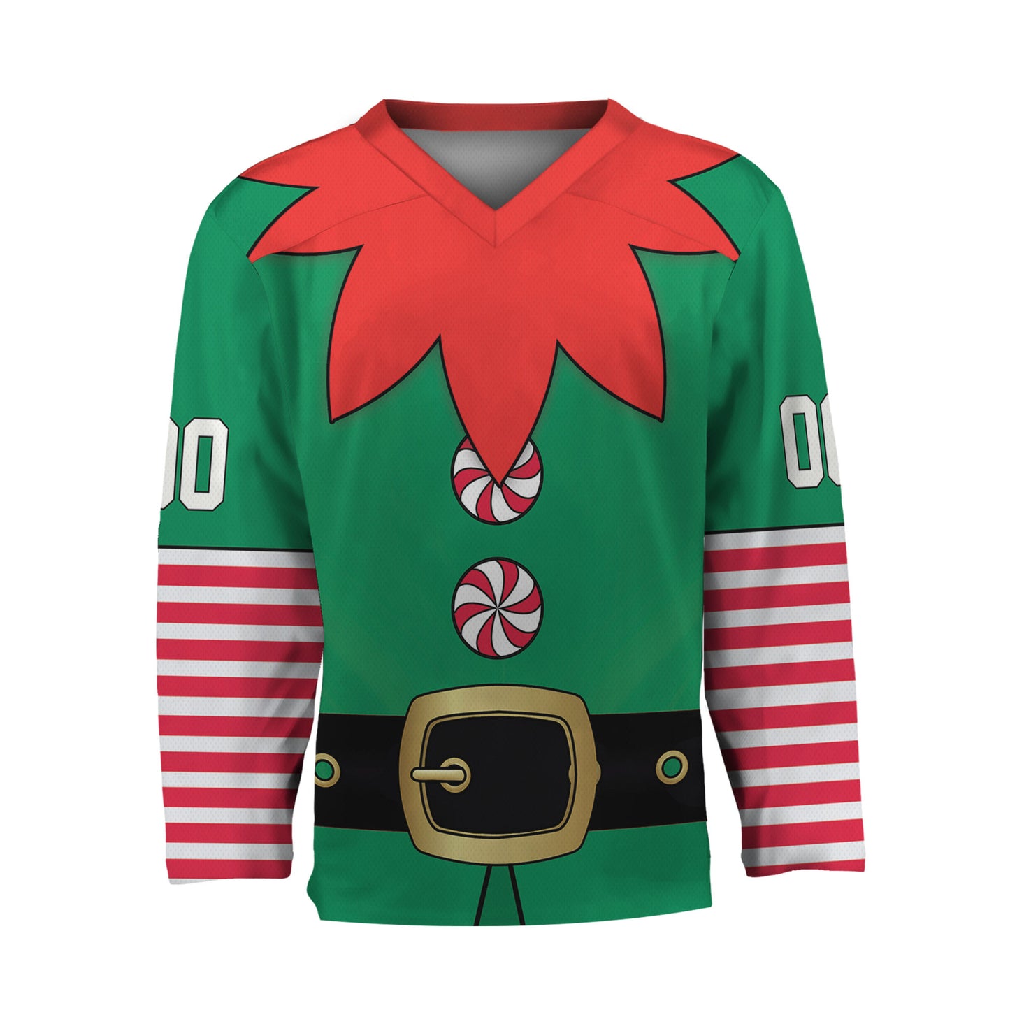 Custom Elf Team Hockey Jersey