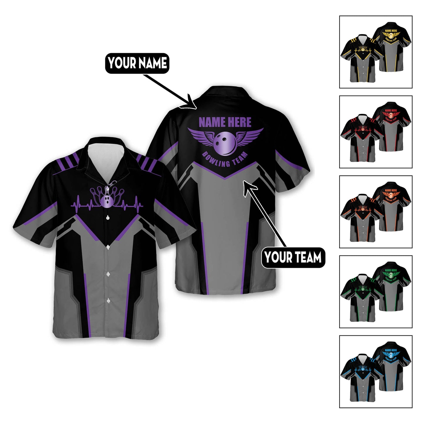 Button-Down Hawaiian Shirt HB0042