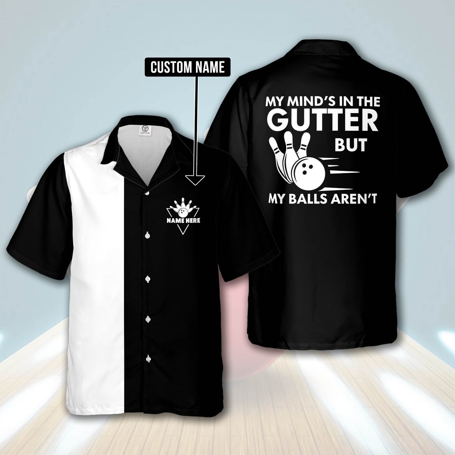 My Mind's in The Gutter Hawaiian Shirt HB0046