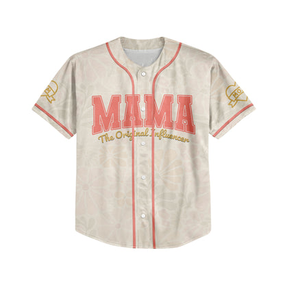 Custom Mama The Original Influencer Baseball Jersey