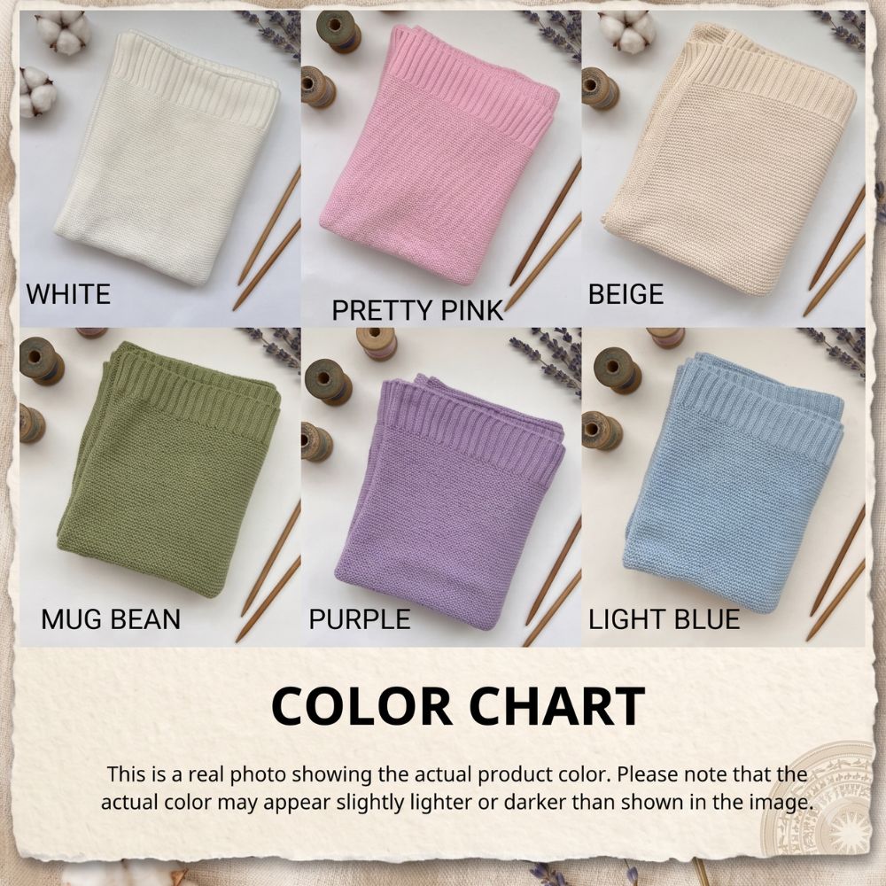Personalized Teddy Bear Embroidered Baby Blanket