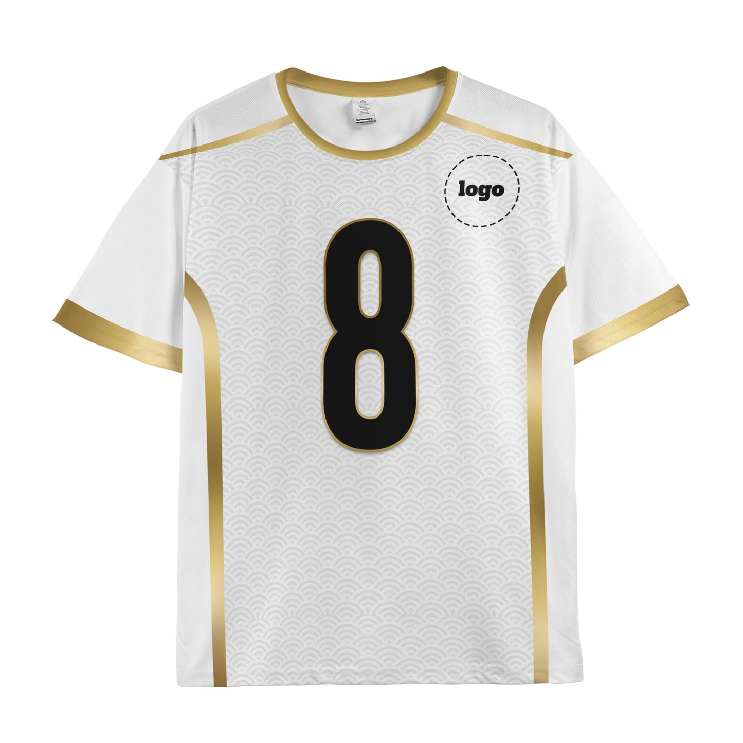 Custom Team Royal White Soccer Jersey