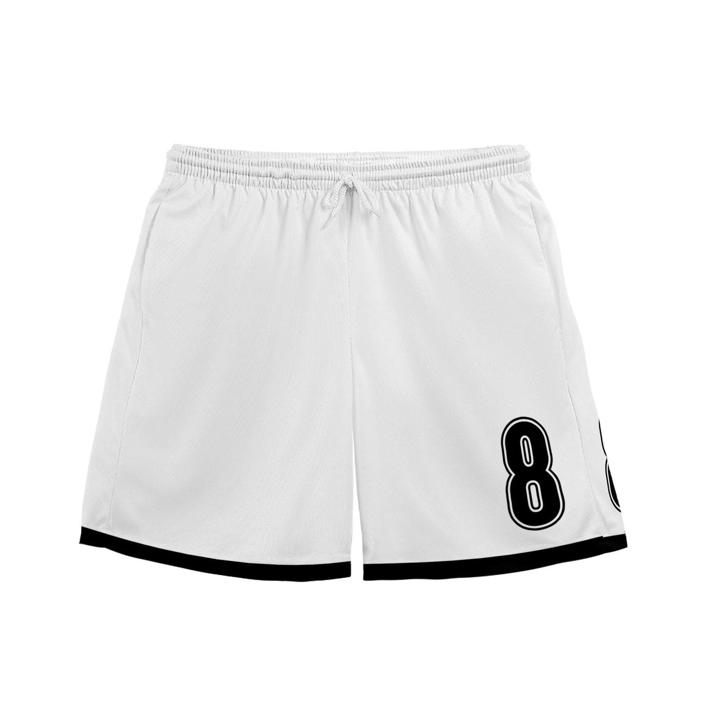 Custom Team Blue and White Bold Stripe Soccer Jersey