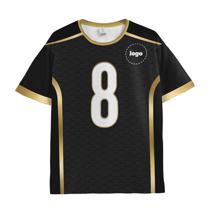 Custom Team Royal Black Soccer Jersey