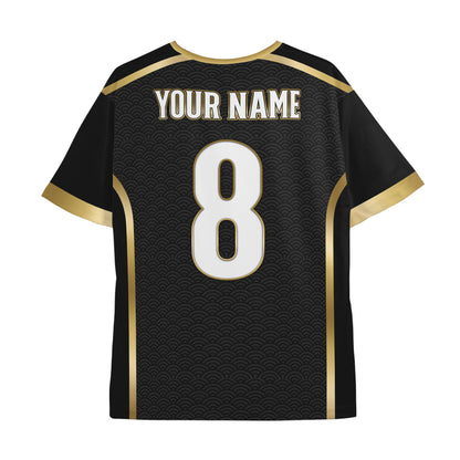 Custom Team Royal Black Soccer Jersey