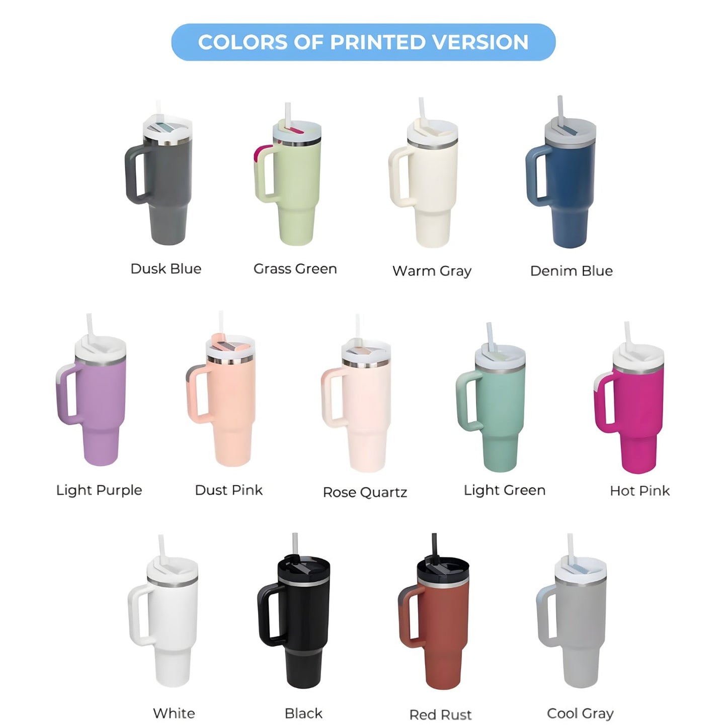 Masters Golf Tumbler 40oz, Golf Tournament 2026 Tumbler, Printed Golf Tumblers With Handle, Golf Lover Gift TBGTP02