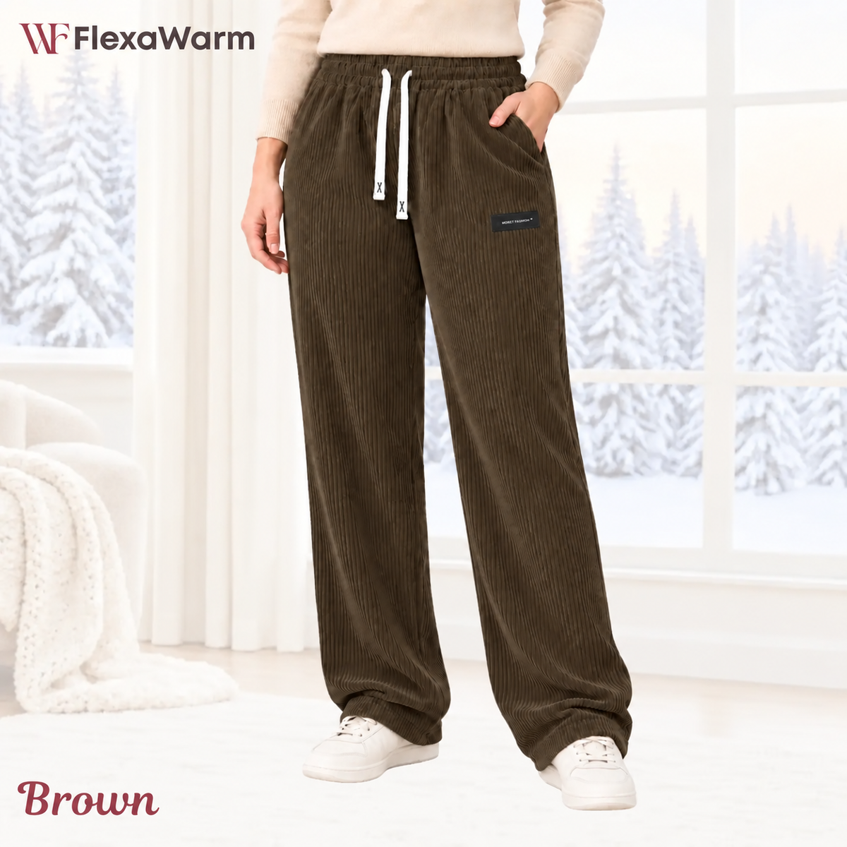 FlexaWarm pants - Brown