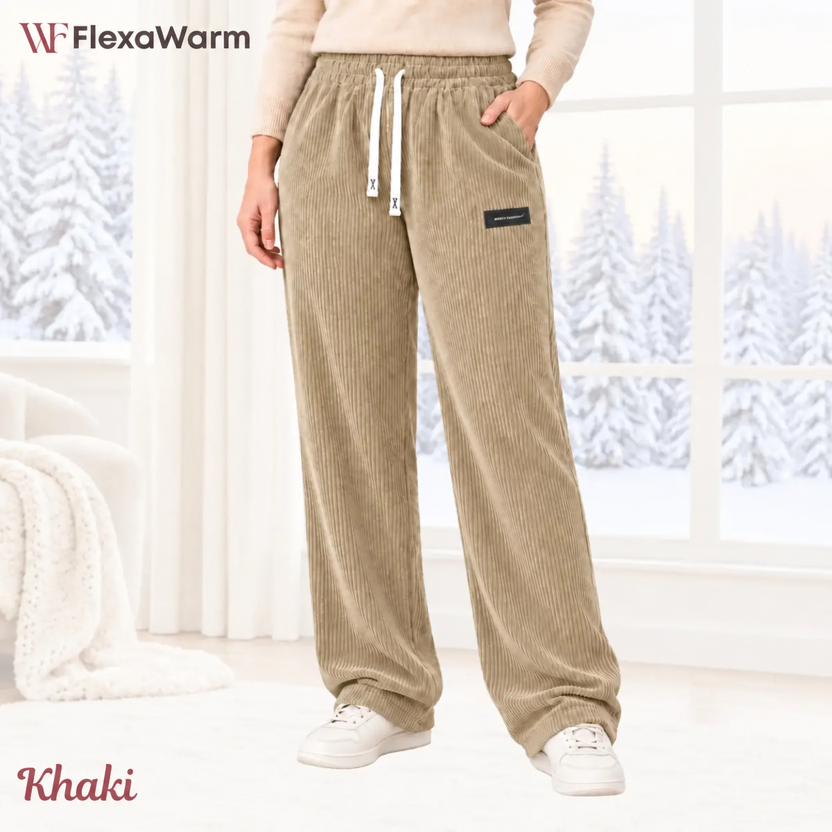 FlexaWarm pants - Khaki