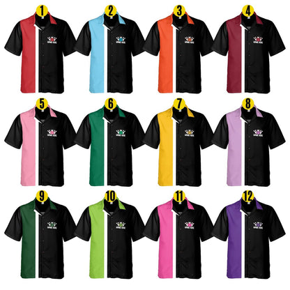 Personalized Retro Bowling Hawaiian Shirt, Custom Name Button Down Shirt, Bowler Shirts BL30