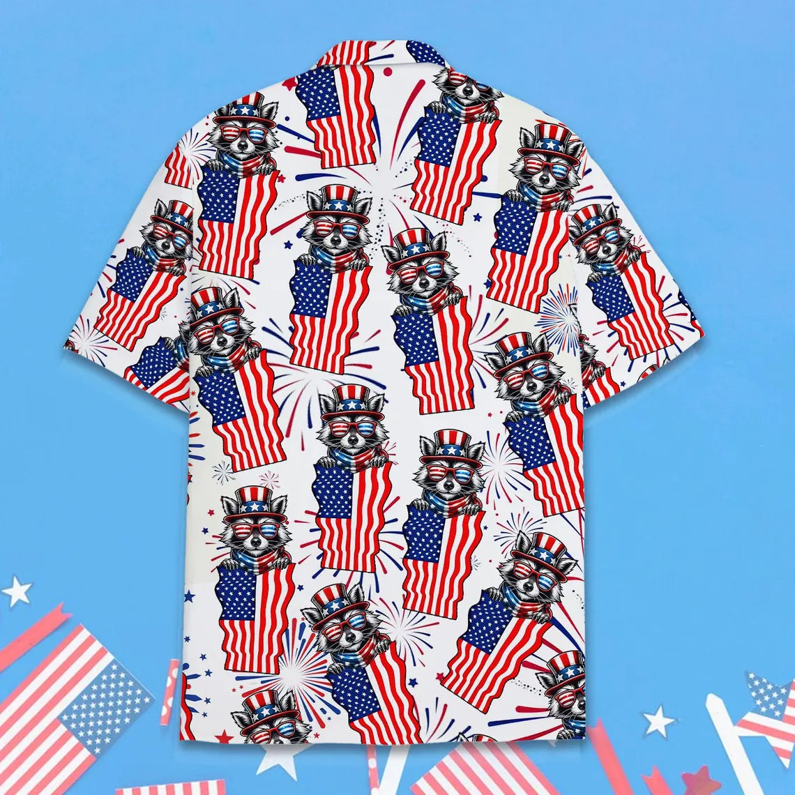 American Flag SeRaccoon American Flag Hawaiian Shirt For Men Women Youtha Turtle Hawaiian Shirt Men Women Youth, Patriotic Aloha Shirt (Copy)