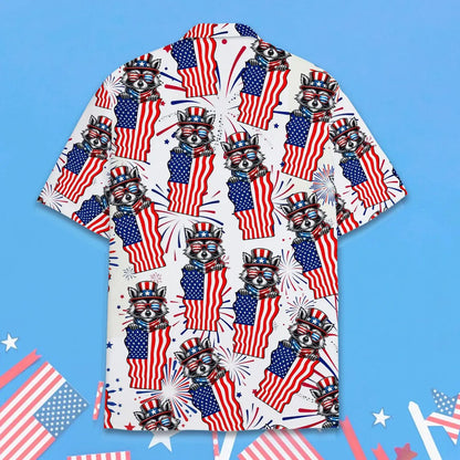 American Flag SeRaccoon American Flag Hawaiian Shirt For Men Women Youtha Turtle Hawaiian Shirt Men Women Youth, Patriotic Aloha Shirt (Copy)