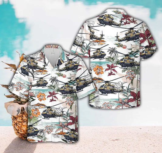 Vintage Military Aircraft Hawaiian Shirt For Men And Women