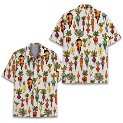 Funny Vegetable Butt Hawaiian Shirt for Men Women Youth, Summer Beach Shirt