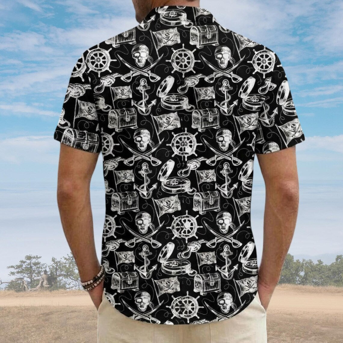 Skull Pirates Hawaiian Shirt