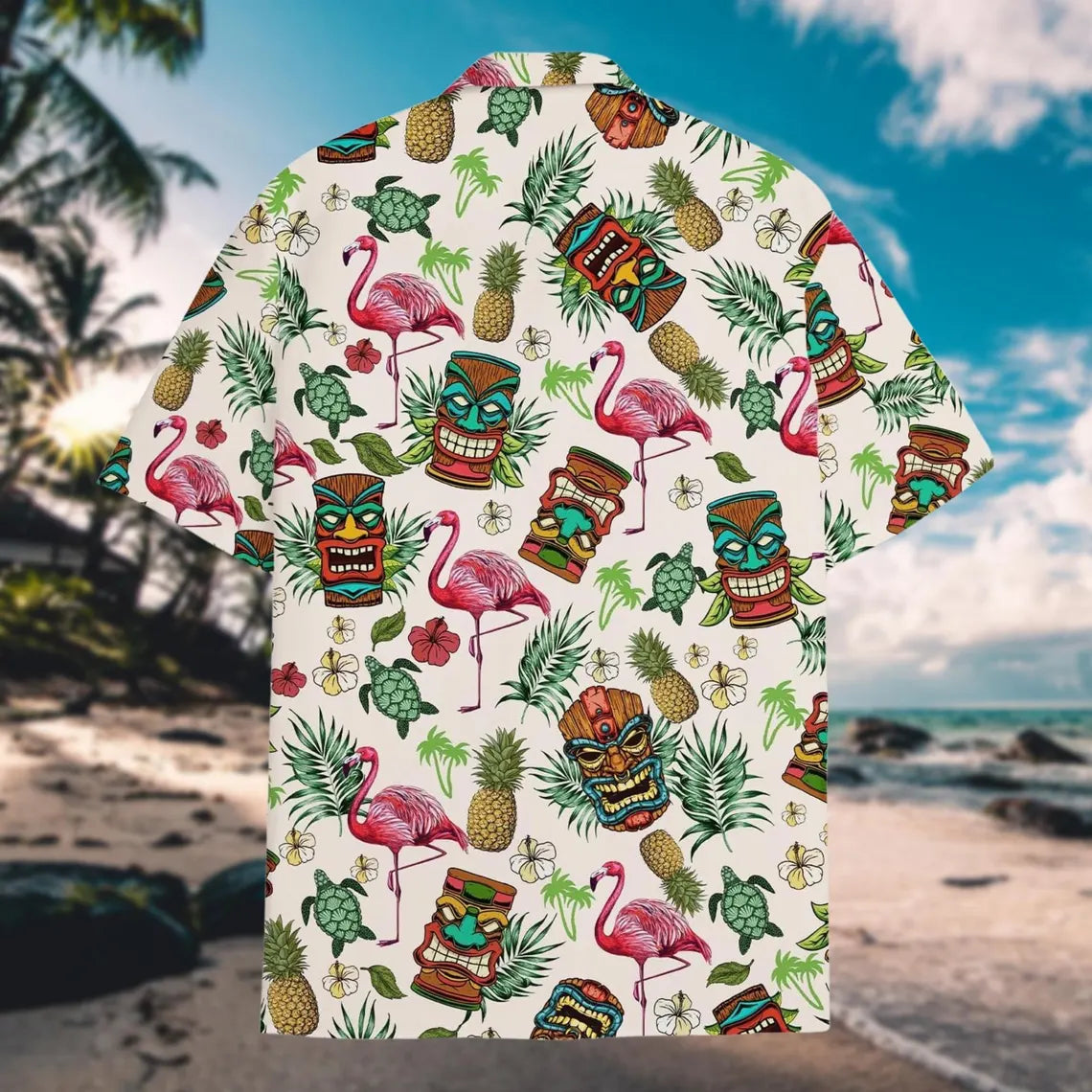 Tropical Tiki Hawaiian Shirt Aloha Beach Party Outfit