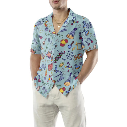 Chemistry Teacher Pattern Hawaiian Shirt