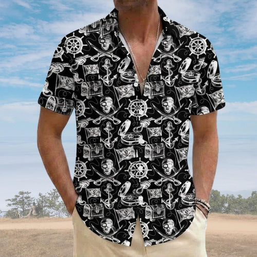 Skull Pirates Hawaiian Shirt
