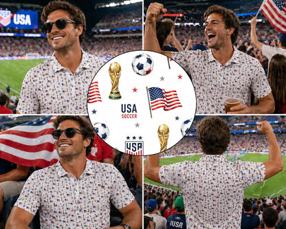 World Cup 2026 USA Polo ShirtMen Women Polo