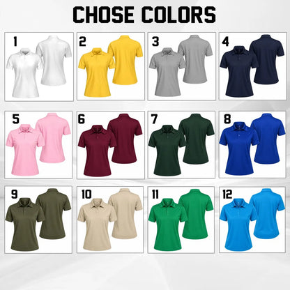 Funny Golf Team Polo Shirt for Men, Golf Friends Shirt Personalized Name