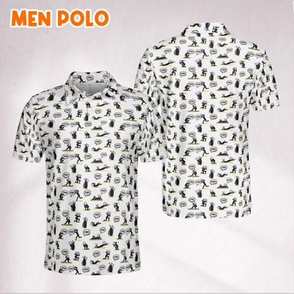 Classic Fore Duck Golf Polo Birthday Father Day Gift Funny Golf Shirt Mens Women Apparel